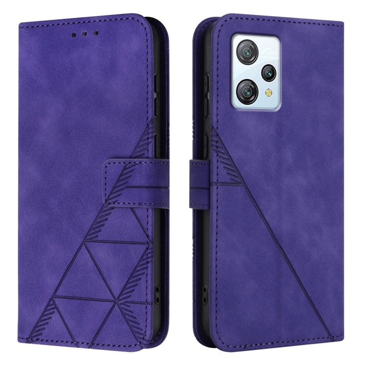 For Blackview A53 Crossbody 3D Embossed Flip Leather Phone Case(Purple) - More Brand by PMC TechLife | Online Shopping South Africa | PMC TechLife | Buy Now Pay Later Mobicred