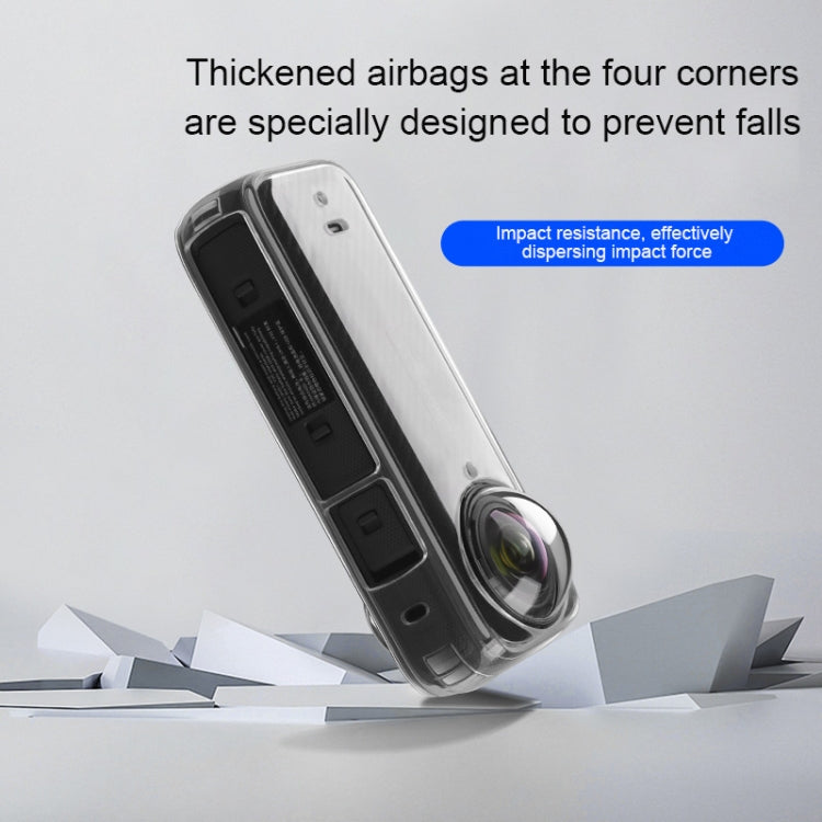 For Insta360 X4 Clear 1.5mm Soft TPU Protective Case Single Cover(Transperant) - Case & Bags by PMC TechLife | Online Shopping South Africa | PMC TechLife | Buy Now Pay Later Mobicred