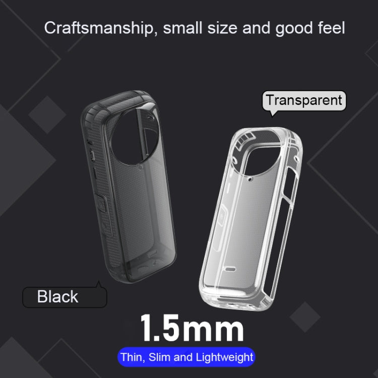 For Insta360 X4 Clear 1.5mm Soft TPU Protective Case Single Cover(Transperant) - Case & Bags by PMC TechLife | Online Shopping South Africa | PMC TechLife | Buy Now Pay Later Mobicred