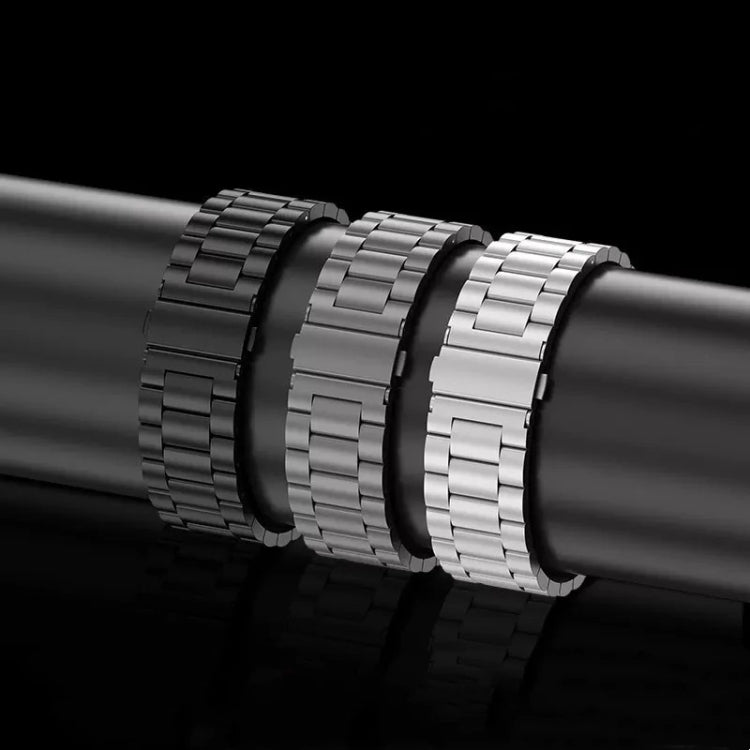 For Apple Watch Series 4 44mm 3-Bead Flat Buckle Titanium Alloy Watch Band(Silver) - free shipping - PMC TechLife - Order now!