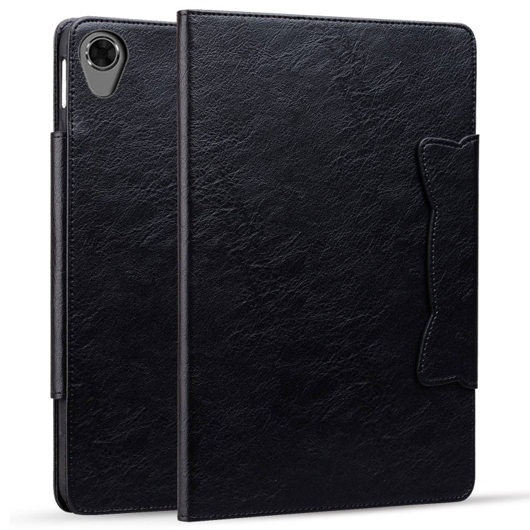 For Lenovo Tab M8 Cat Buckle Leather Tablet Case(Black) - free shipping - PMC TechLife - Order now!