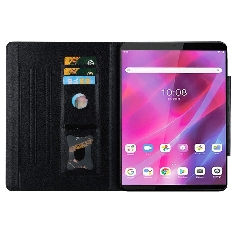For Lenovo Tab M8 Cat Buckle Leather Tablet Case(Black) - free shipping - PMC TechLife - Order now!