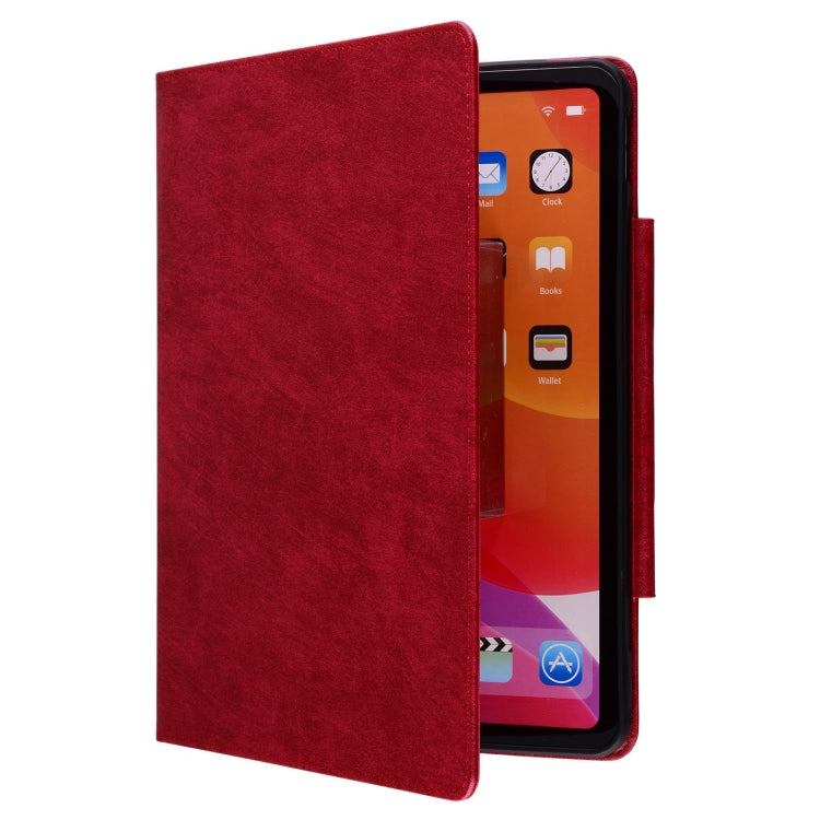 For Samsung Galaxy Tab S9+ / S8+ / S7+ Cat Buckle Leather Smart Tablet Case(Red) - Galaxy Tab S9+ Cases by PMC Jewellery | Online Shopping South Africa | PMC Jewellery | Buy Now Pay Later Mobicred