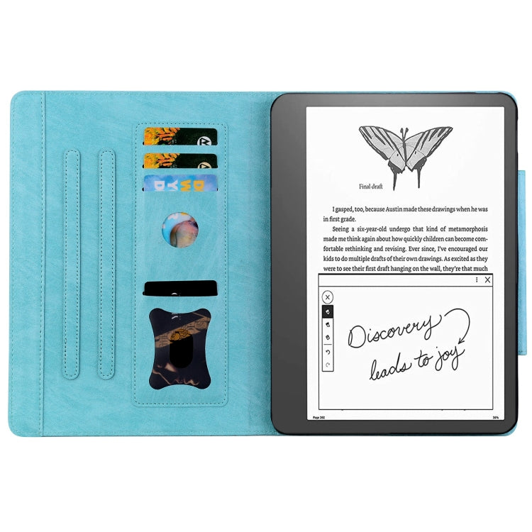 For Amazon Kindle Scribe 10.2 inch 2022 Cat Buckle Leather Tablet Case(Sky Blue) - Amazon by PMC TechLife | Online Shopping South Africa | PMC TechLife | Buy Now Pay Later Mobicred