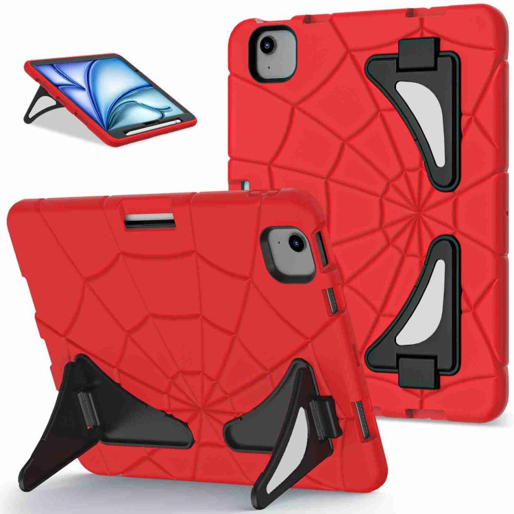 For iPad Air 11 2025 / 2024 Silicone + PC Shockproof Protective Tablet Case(Red Black) - iPad Air 11 2025 / 2024 Cases by PMC TechLife | Online Shopping South Africa | PMC TechLife | Buy Now Pay Later Mobicred