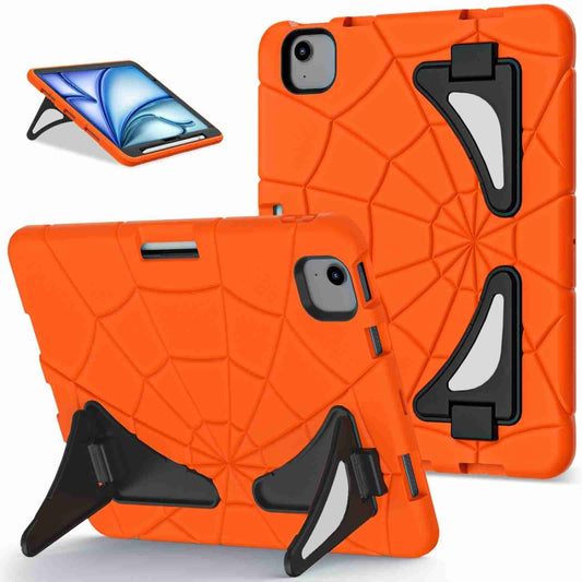 For iPad Air 11 2024 Silicone + PC Shockproof Protective Tablet Case(Orange Black) - iPad Air 11 2024 Cases by PMC Jewellery | Online Shopping South Africa | PMC Jewellery | Buy Now Pay Later Mobicred