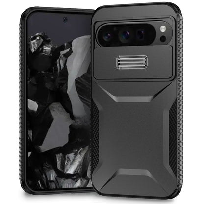 For Google Pixel 9 Pro XL Sliding Camshield Phone Case(Black) - Google Cases by PMC Jewellery | Online Shopping South Africa | PMC Jewellery | Buy Now Pay Later Mobicred