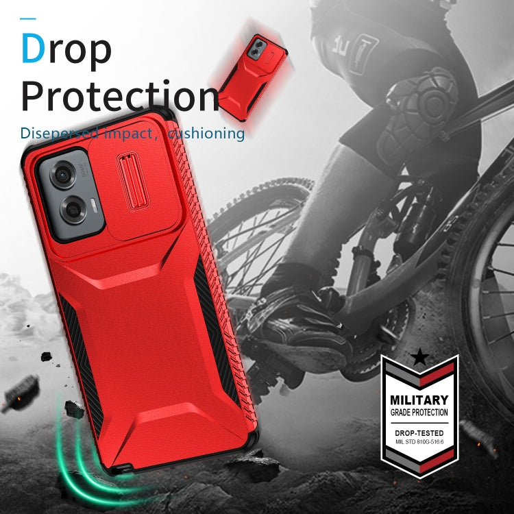 For Motorola Moto G Stylus 5G 2024 Sliding Camshield Phone Case(Red) - Motorola Cases by PMC Jewellery | Online Shopping South Africa | PMC Jewellery | Buy Now Pay Later Mobicred