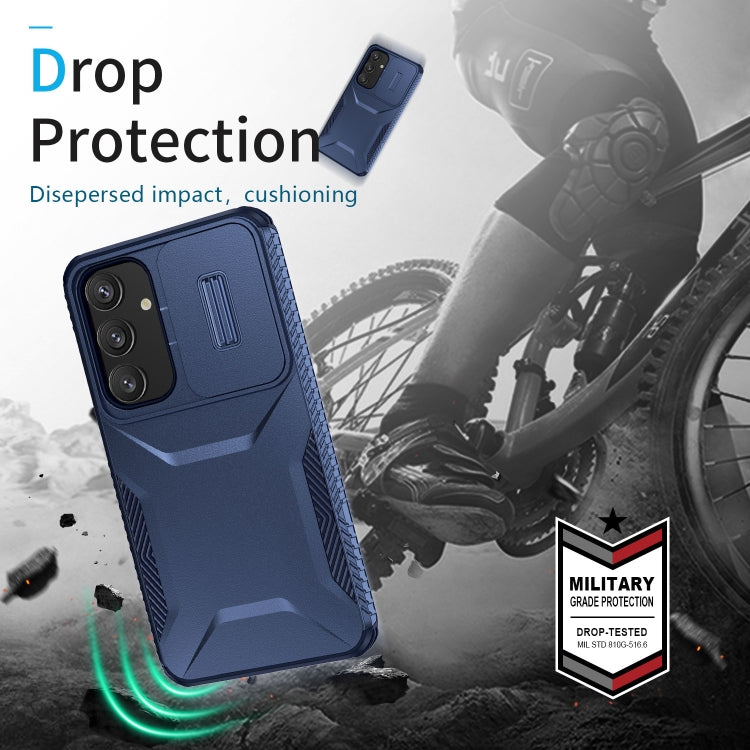 For Samsung Galaxy S25 5G / S24 5G Sliding Camshield Phone Case(Blue) - free shipping - PMC Jewellery - Order now!