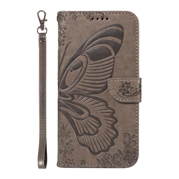 For Huawei Pura 80 Pro 5G Swallowtail Butterfly Embossed Leather Phone Case(Grey) - free shipping - PMC TechLife - Order now!