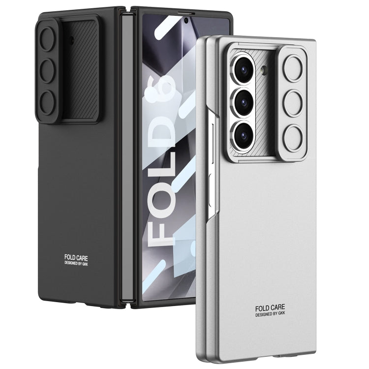 For Samsung Galaxy Z Fold6 GKK Integrated Ultra-thin Sliding Window Phone Case(Silver) - Galaxy Z Fold6 5G Cases by GKK | Online Shopping South Africa | PMC Jewellery | Buy Now Pay Later Mobicred