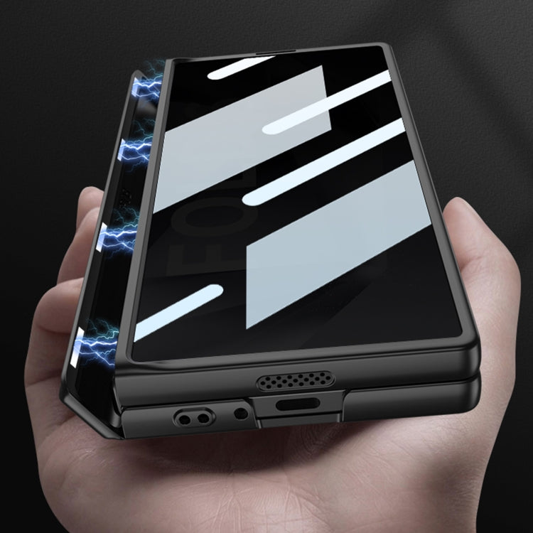 For Samsung Galaxy Z Fold6 GKK Integrated Anti Peep Full Coverage Magnetic Fold Phone Case(Green) - free shipping - PMC Jewellery - Order now!