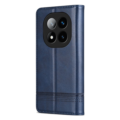 For Redmi Note 14 Pro+ 5G AZNS Magnetic Calf Texture Flip Leather Phone Case(Dark Blue) - Note 14 Pro+ Cases by AZNS | Online Shopping South Africa | PMC Jewellery | Buy Now Pay Later Mobicred