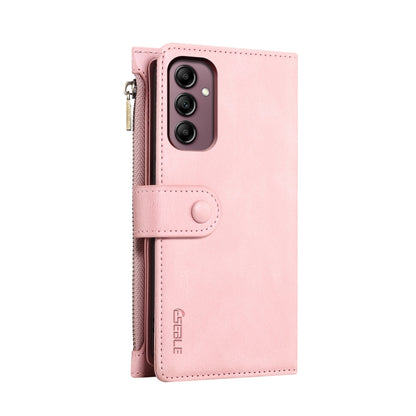 For Samsung Galaxy S25 5G ESEBLE Retro Frosted RFID Flip Leather Phone Case(Rose Gold) - Galaxy S25 5G Cases by ESEBLE | Online Shopping South Africa | PMC Jewellery | Buy Now Pay Later Mobicred