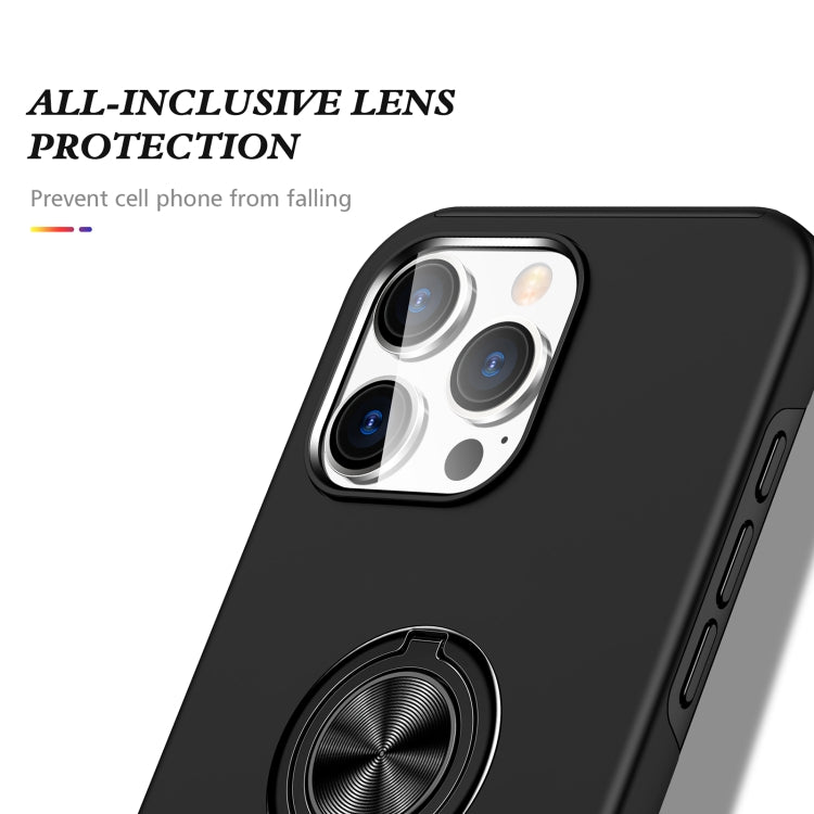 For iPhone 16 Pro Max Magnetic Ring Holder Phone Case(Black) - free shipping - PMC TechLife - Order now!