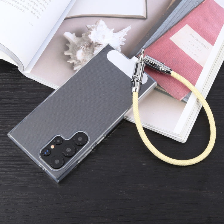 USB-C / Type-C to 8 Pin Data Cable Phone Anti-lost Short Lanyard, Length: 30cm(Grey Braid) - 2 in 1 Cable by PMC Jewellery | Online Shopping South Africa | PMC Jewellery | Buy Now Pay Later Mobicred