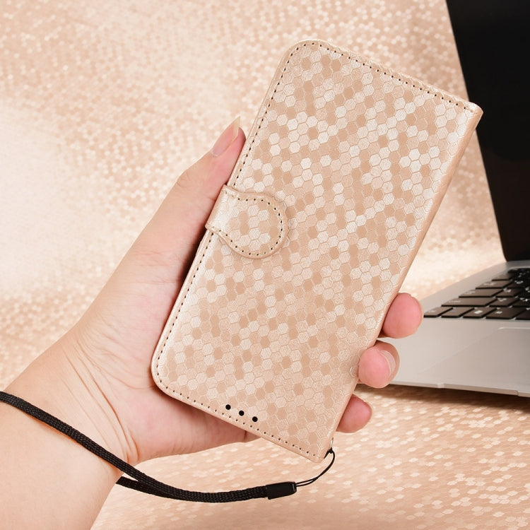 For Ulefone Note 18 Ultra Honeycomb Dot Texture Leather Phone Case(Gold) - Ulefone Cases by PMC Jewellery | Online Shopping South Africa | PMC Jewellery | Buy Now Pay Later Mobicred