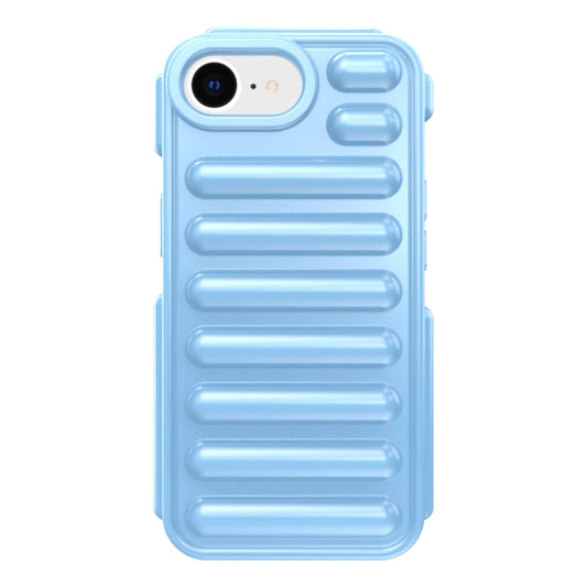 For iPhone 16e Capsule Series Candy Color TPU Phone Case(Blue) - iPhone 16e Cases by PMC Jewellery | Online Shopping South Africa | PMC Jewellery | Buy Now Pay Later Mobicred