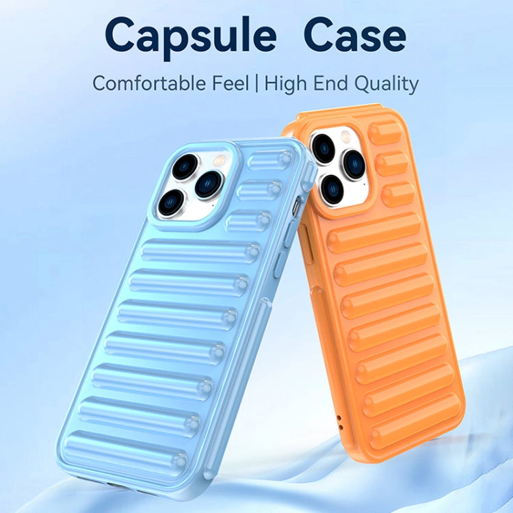 For iPhone 16e Capsule Series Candy Color TPU Phone Case(Transparent) - iPhone 16e Cases by PMC TechLife | Online Shopping South Africa | PMC TechLife | Buy Now Pay Later Mobicred