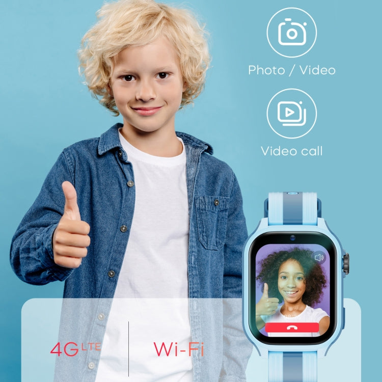 LEMFO K36 1.83 inch IPX7 Children Sport Smart Watch, Support Video Call / Message Notification / GPS / WiFi(Black) - Smart Watches by LEMFO | Online Shopping South Africa | PMC Jewellery | Buy Now Pay Later Mobicred