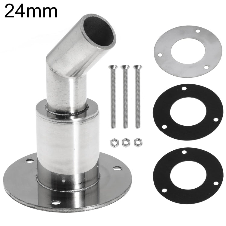 24mm Elbow Marine Parking Heater Stainless Steel Vent - Marine Accessories & Parts by PMC TechLife | Online Shopping South Africa | PMC TechLife | Buy Now Pay Later Mobicred