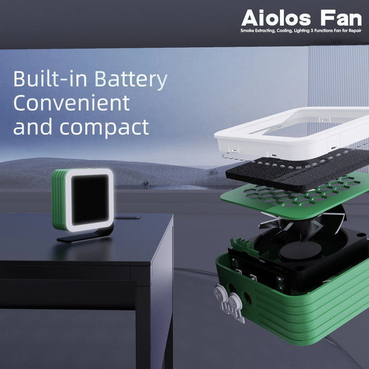 2UUL Aiolos Cooling + Lighting + Smoke Extraction Integrated Machine - Others by 2UUL | Online Shopping South Africa | PMC TechLife | Buy Now Pay Later Mobicred