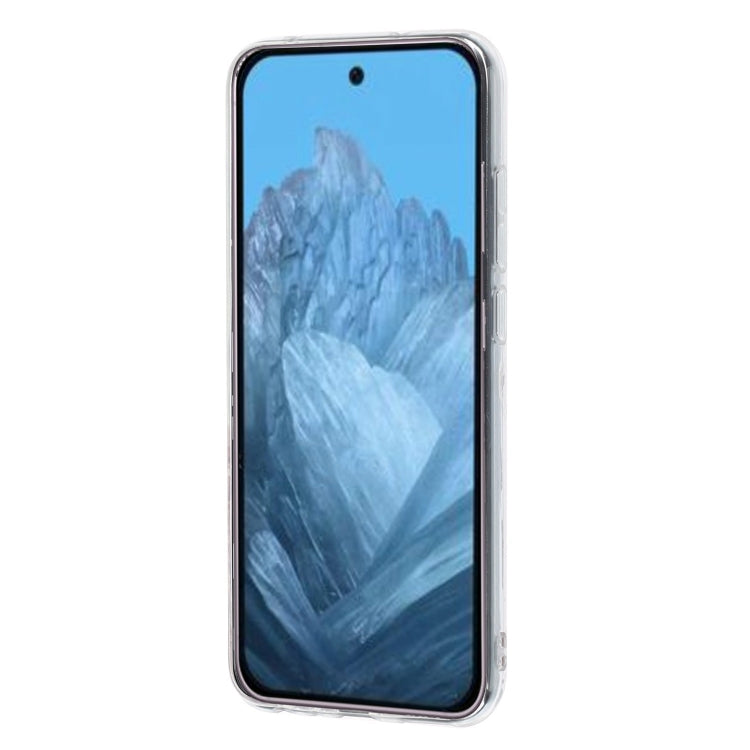 For Google Pixel 9 Colored Drawing Pattern Transparent TPU Phone Case(Bear) - Google Cases by PMC TechLife | Online Shopping South Africa | PMC TechLife | Buy Now Pay Later Mobicred