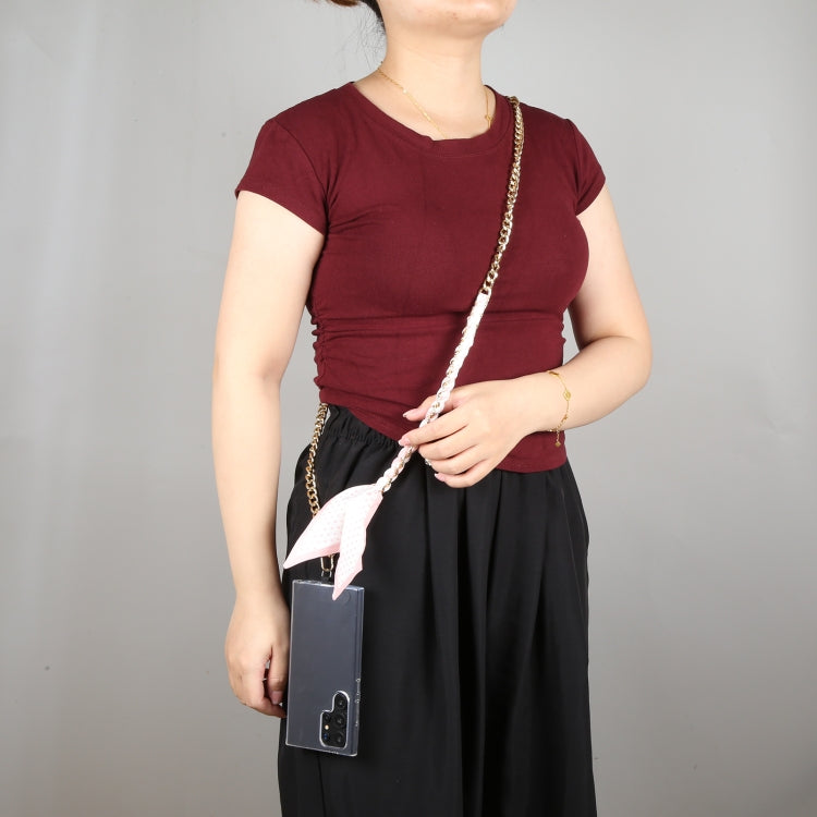 Mobile Phone Anti-lost Silk Scarf Half Pack Long Lanyard(Red) - Lanyards & Wrist Straps by PMc TechLife | Online Shopping South Africa | PMc TechLife | Buy Now Pay Later Mobicred