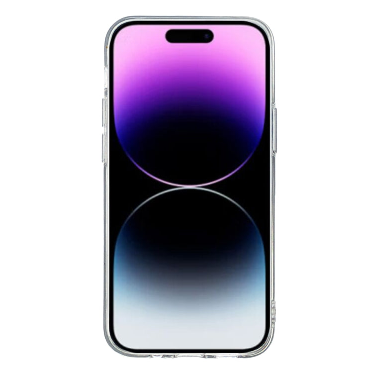 For iPhone 16 Pro Max Colored Drawing Pattern Transparent TPU Phone Case(Sakura) - iPhone 16 Pro Max Cases by PMC TechLife | Online Shopping South Africa | PMC TechLife | Buy Now Pay Later Mobicred