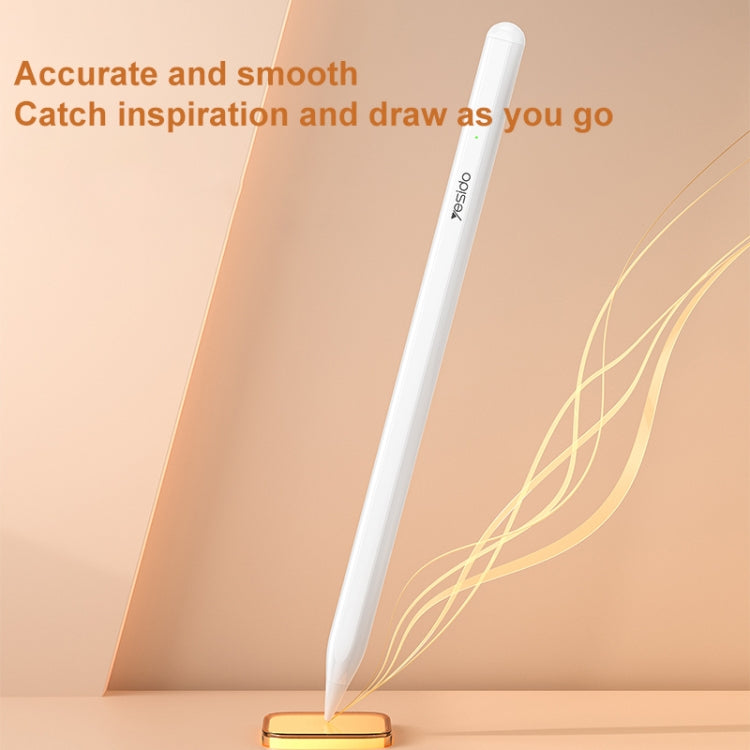 For iPad Yesido ST16 Anti-mistouch Capacitive Stylus(White) - Stylus Pen by Yesido | Online Shopping South Africa | PMC Jewellery | Buy Now Pay Later Mobicred