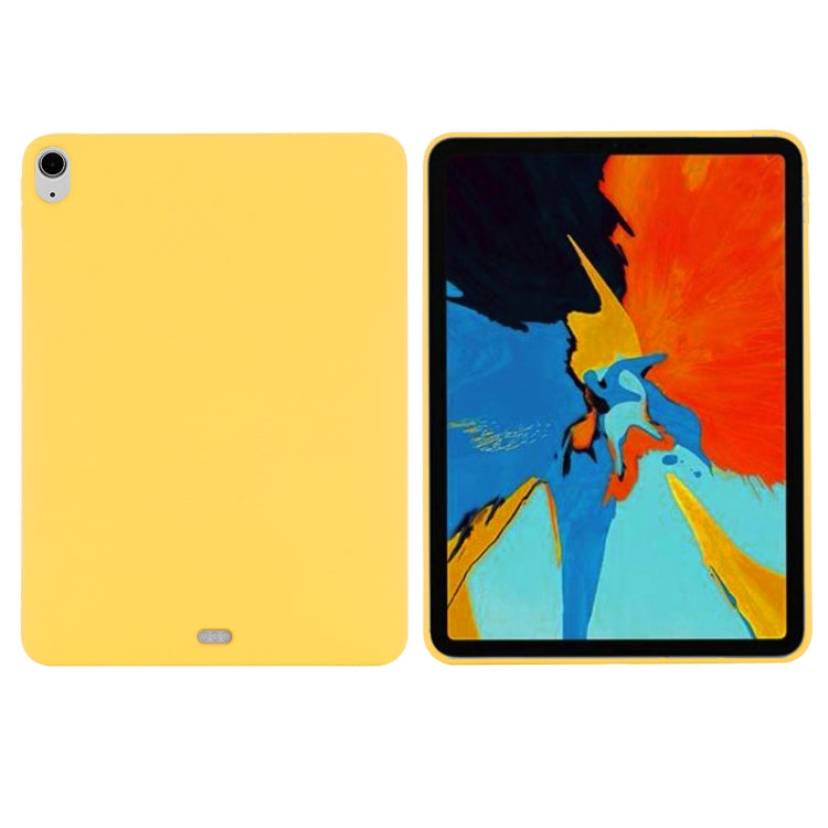 For iPad Air 13 2025 / 2024 Pure Color Liquid Silicone Shockproof Tablet Case(Yellow) - free shipping - PMC TechLife - Order now!