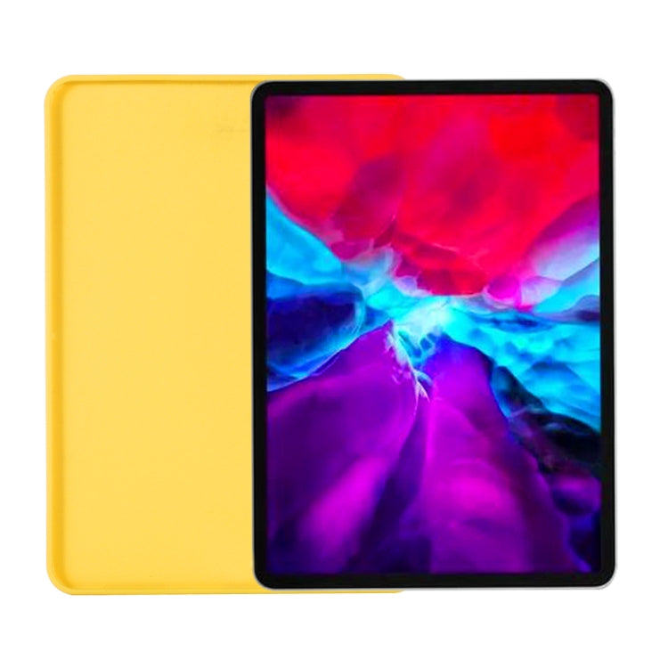 For iPad Pro 13 2024 Pure Color Liquid Silicone Shockproof Tablet Case(Yellow) - iPad Pro 13 2024 Cases by PMC Jewellery | Online Shopping South Africa | PMC Jewellery | Buy Now Pay Later Mobicred