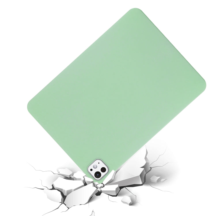 For iPad Pro 11 2024 Pure Color Liquid Silicone Shockproof Tablet Case(Green) - iPad Pro 11 2024 Cases by PMC TechLife | Online Shopping South Africa | PMC TechLife | Buy Now Pay Later Mobicred