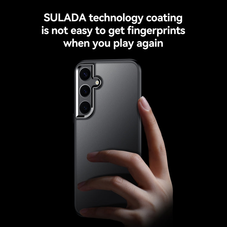 For Samsung Galaxy S24 Ultra 5G SULADA Skin Feel Matte Shockproof Phone Case(Grey) - Galaxy S24 Ultra 5G Cases by SULADA | Online Shopping South Africa | PMC Jewellery | Buy Now Pay Later Mobicred