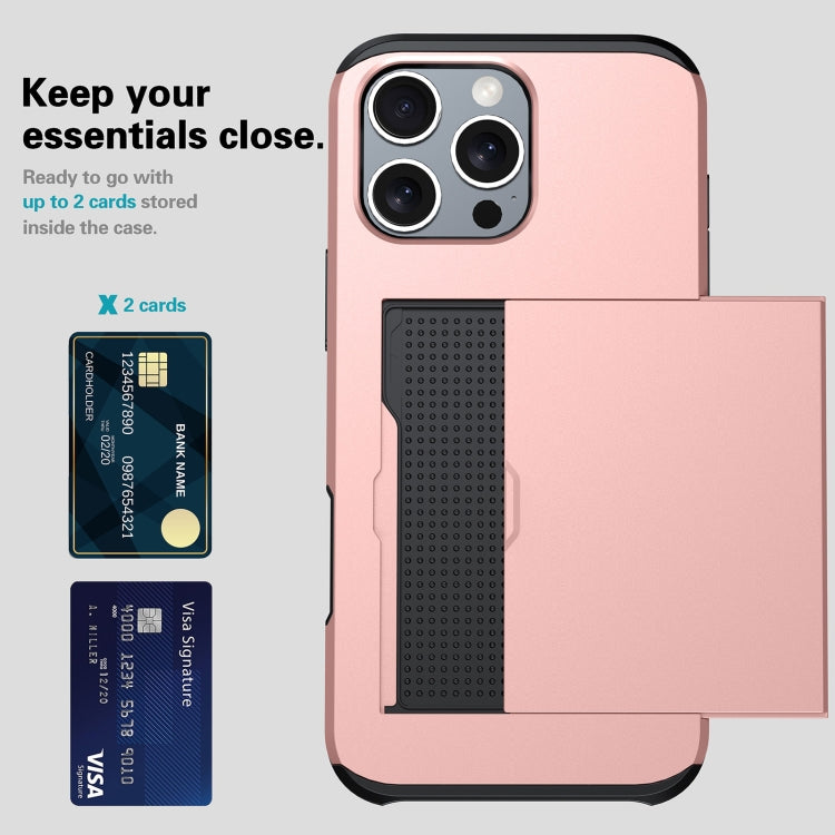 For iPhone 16e Shockproof Armor Phone Case with Card Slot(Red) - free shipping - PMC TechLife - Order now!