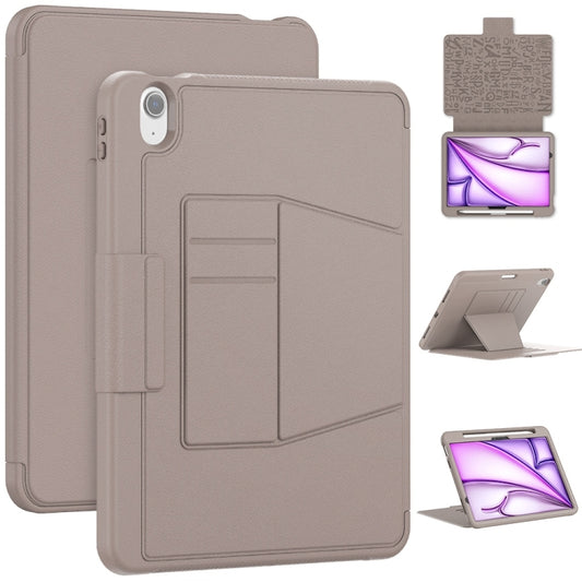 For iPad Air 11 2024 Smart B Magnetic Holder Leather Tablet Case(Rose Gold) - iPad Air 11 2024 Cases by PMC Jewellery | Online Shopping South Africa | PMC Jewellery | Buy Now Pay Later Mobicred