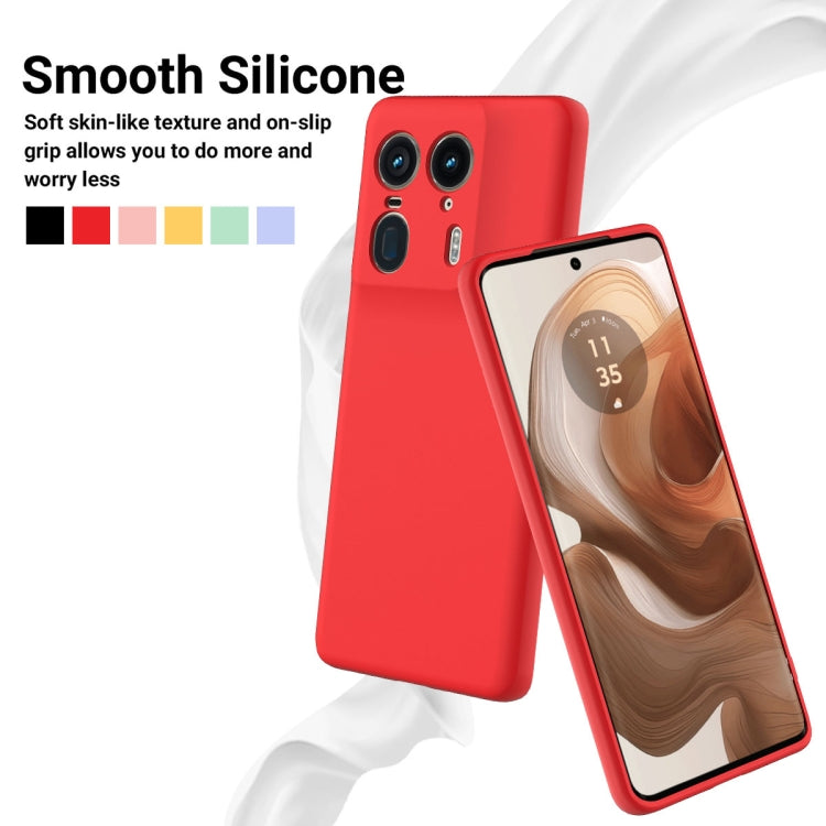 For Motorola Moto X50 Ultra Solid Color Liquid Silicone Dropproof Full Coverage Phone Case(Red) - free shipping - PMC TechLife - Order now!