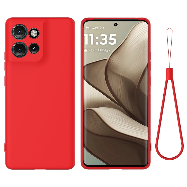 For Motorola Edge 50 Neo / Moto S50 Solid Color Liquid Silicone Dropproof Full Coverage Phone Case(Red) - free shipping - PMC TechLife - Order now!