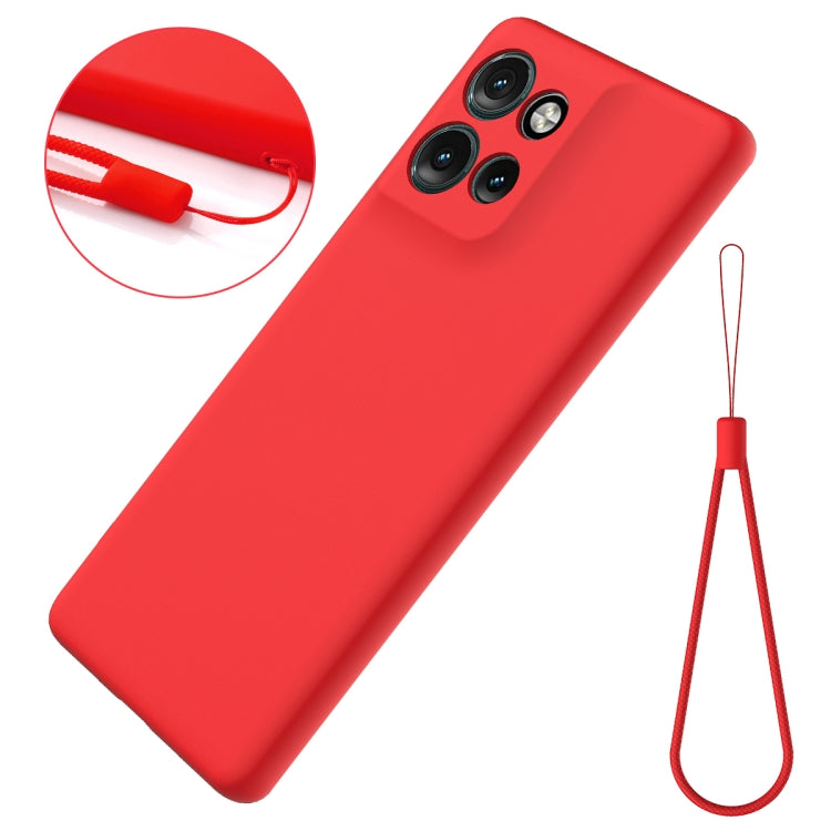 For Motorola Edge 50 Neo / Moto S50 Solid Color Liquid Silicone Dropproof Full Coverage Phone Case(Red) - free shipping - PMC TechLife - Order now!