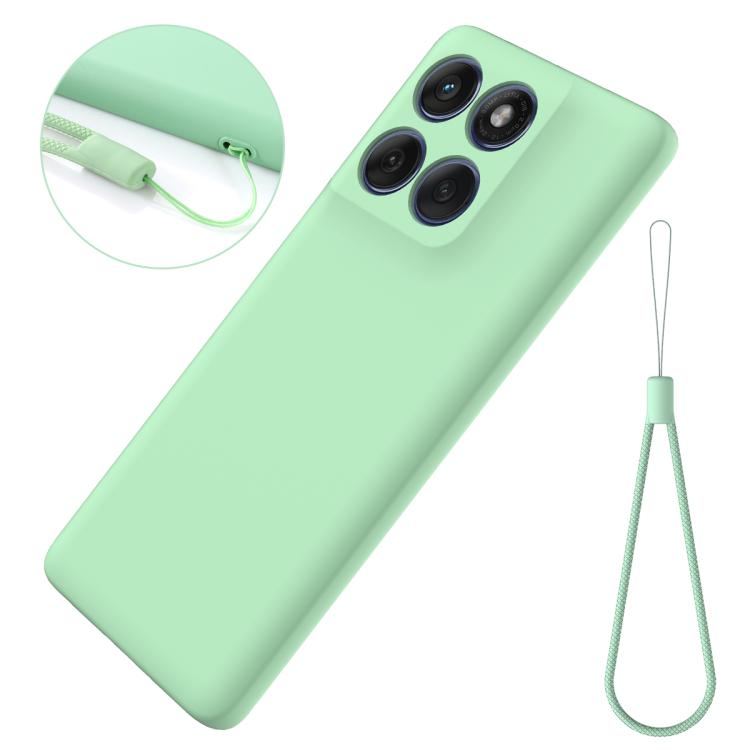 For Motorola Edge 60 Fusion / Edge 60 Solid Color Liquid Silicone Dropproof Full Coverage Phone Case(Green) - free shipping - PMC TechLife - Order now!
