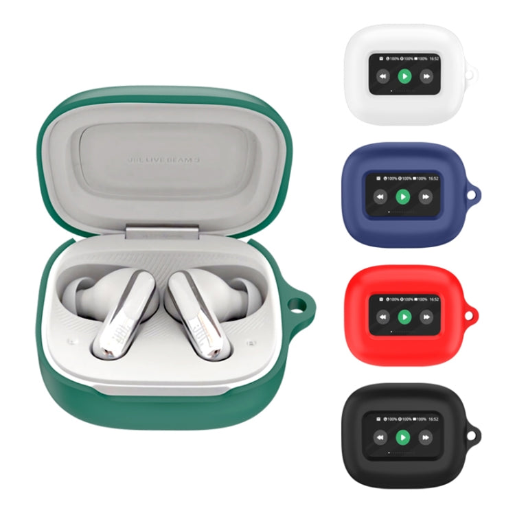 For JBL Live Beam 3 Wireless Bluetooth Earphones Silicone Protective Case(Dark Blue) - free shipping - PMC Jewellery - Order now!