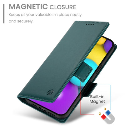 For iPhone 16 Side Buckle Magnetic Frosted Leather Phone Case(Dark Green) - iPhone 16 Cases by PMC Jewellery | Online Shopping South Africa | PMC Jewellery | Buy Now Pay Later Mobicred