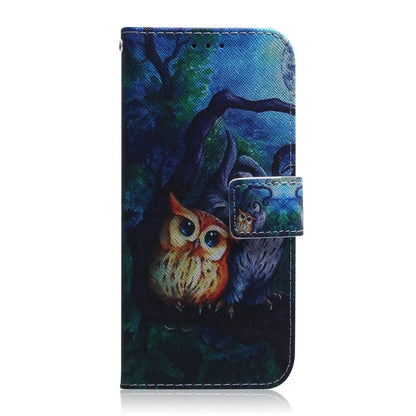 For Xiaomi Redmi K70 Pro / K70 Coloured Drawing Flip Leather Phone Case(Oil Painting Owl) - K70 Cases by PMC Jewellery | Online Shopping South Africa | PMC Jewellery | Buy Now Pay Later Mobicred