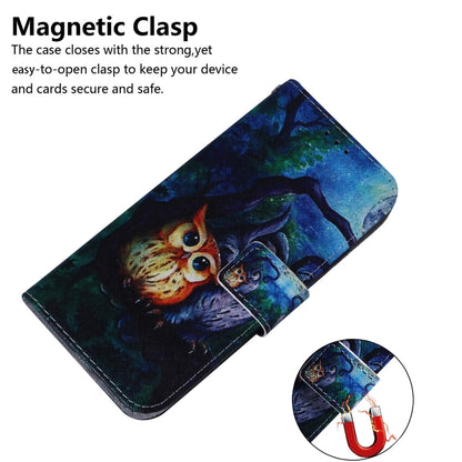 For Xiaomi Redmi K70 Pro / K70 Coloured Drawing Flip Leather Phone Case(Oil Painting Owl) - K70 Cases by PMC Jewellery | Online Shopping South Africa | PMC Jewellery | Buy Now Pay Later Mobicred