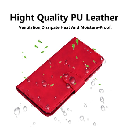 For Xiaomi Redmi K70 / K70 Pro Skin Feel Pure Color Flip Leather Phone Case(Red) - K70 Cases by PMC Jewellery | Online Shopping South Africa | PMC Jewellery | Buy Now Pay Later Mobicred