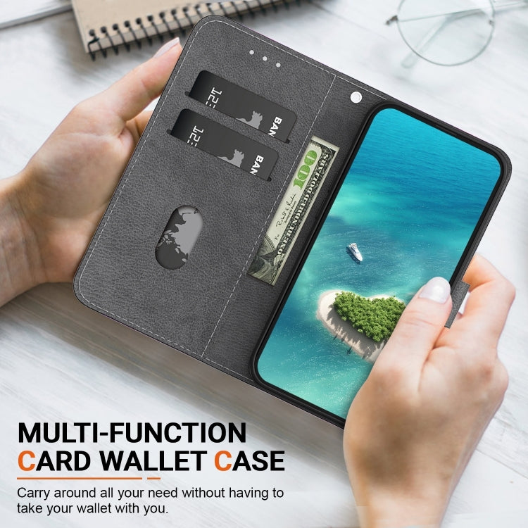 For Xiaomi Redmi K70 Pro / K70 Crystal Texture Colored Drawing Leather Phone Case(Blue Pansies) - K70 Cases by PMC Jewellery | Online Shopping South Africa | PMC Jewellery | Buy Now Pay Later Mobicred