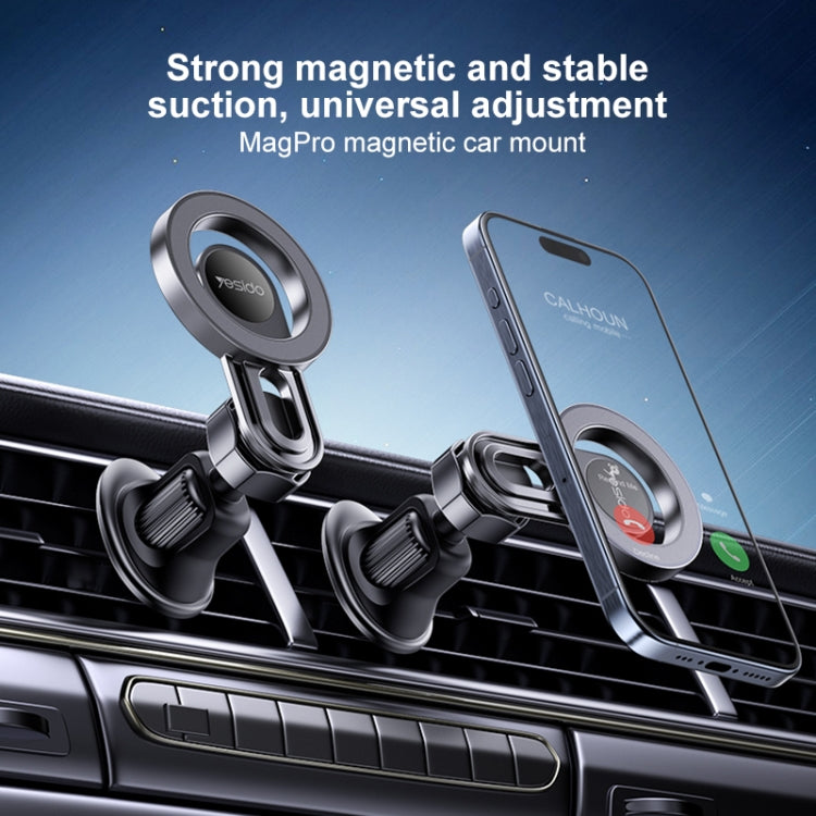 Yesido C209 MagSafe Magnetic Air Vent Car Holder(Black) - Universal Car Holders by Yesido | Online Shopping South Africa | PMC Jewellery | Buy Now Pay Later Mobicred