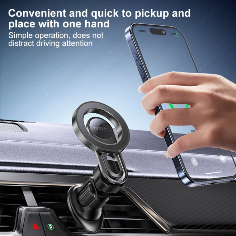 Yesido C209 MagSafe Magnetic Air Vent Car Holder(Black) - Universal Car Holders by Yesido | Online Shopping South Africa | PMC Jewellery | Buy Now Pay Later Mobicred