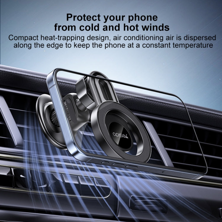 Yesido C209 MagSafe Magnetic Air Vent Car Holder(Black) - Universal Car Holders by Yesido | Online Shopping South Africa | PMC Jewellery | Buy Now Pay Later Mobicred