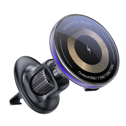 Yesido C308 15W Air Outlet Car MagSafe Magnetic Wireless Charging Holder(Black) - Wireless Charger Holders by Yesido | Online Shopping South Africa | PMC Jewellery | Buy Now Pay Later Mobicred